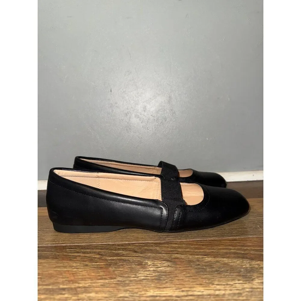 Mootsies Tootsies Black Mary Jane Flats